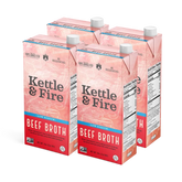 4 Pack: Beef Low Sodium Cooking Broth 32oz