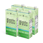4 Pack: Vegetable Low Sodium Cooking Broth - 32oz