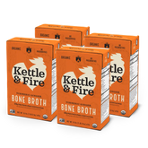 4 Pack: Turmeric Ginger Chicken Bone Broth - 32 oz