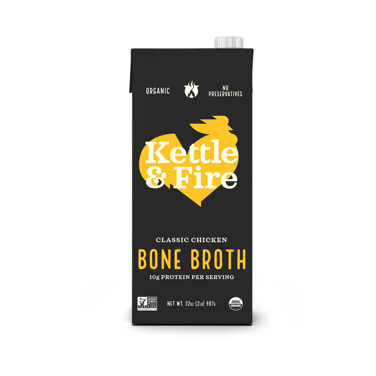 4 Pack: Chicken Bone Broth - 32oz