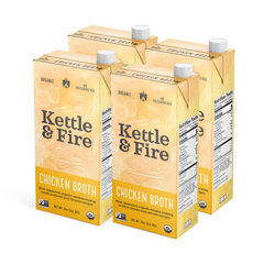 4 Pack: Chicken Cooking Broth - 32oz