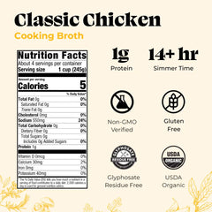 4 Pack: Chicken Cooking Broth - 32oz