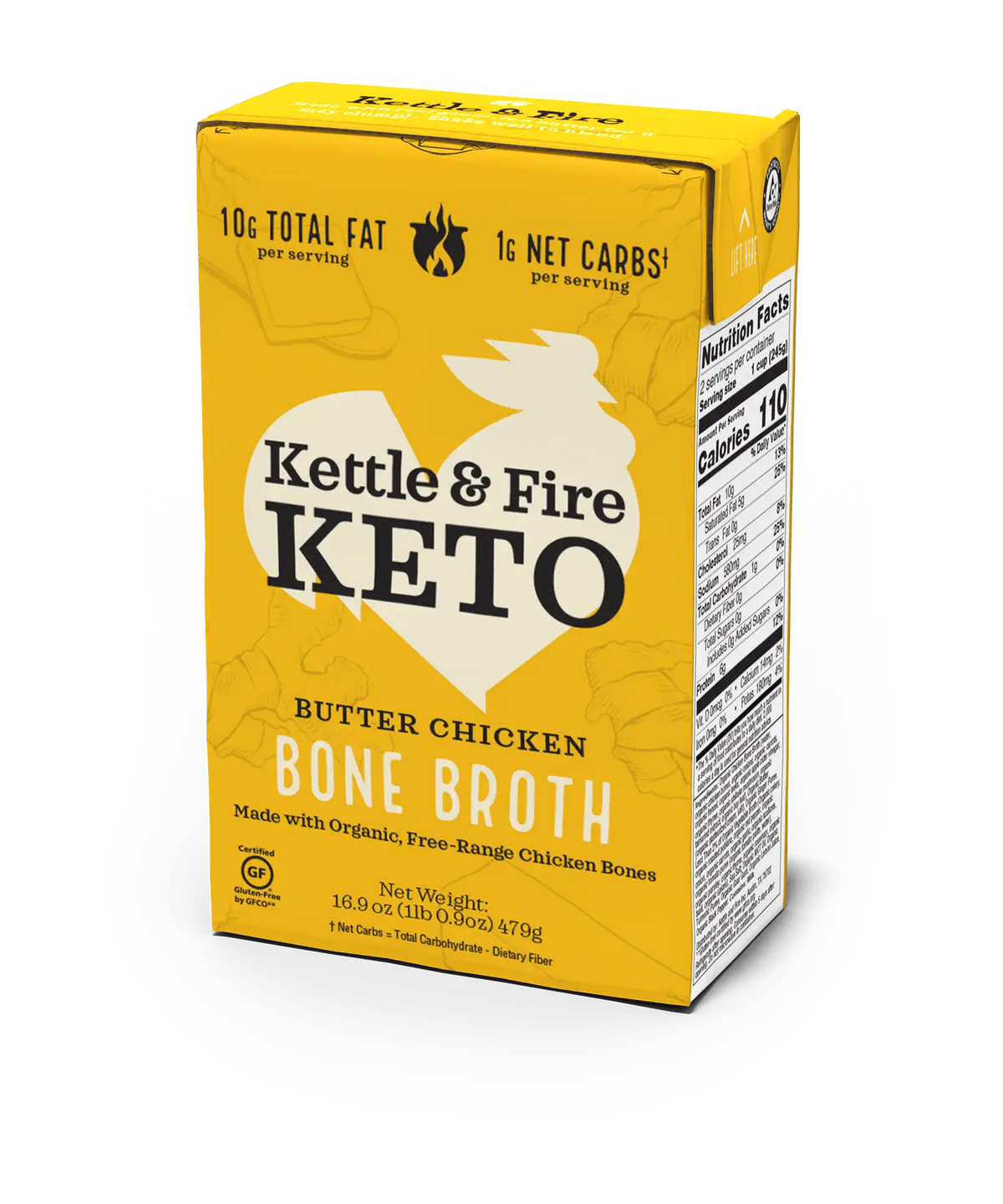 Butter Chicken Keto Broth - 16.9 oz
